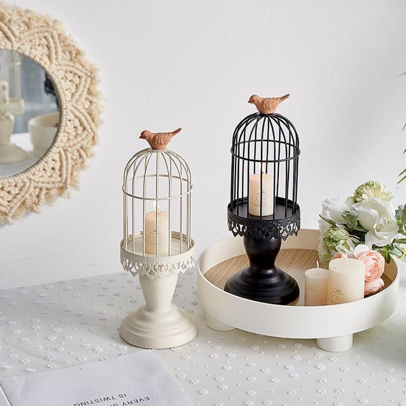 Birdcage Candle Holder - Candle Holders - YALA LIFE