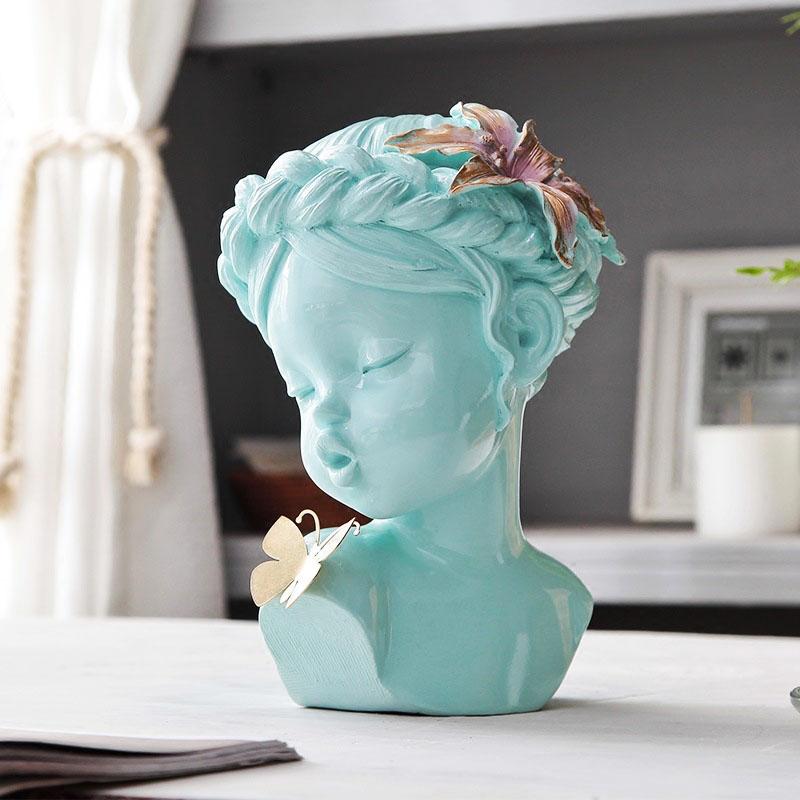 Butterfly Girl Sculpture - Sculptures &amp; Statues - YALA LIFE