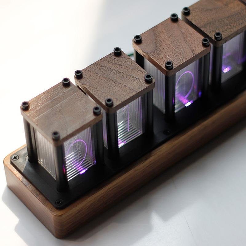 Electra Imitated Glow Tube Clock - Desk &amp; Shelf Clocks - YALA LIFE