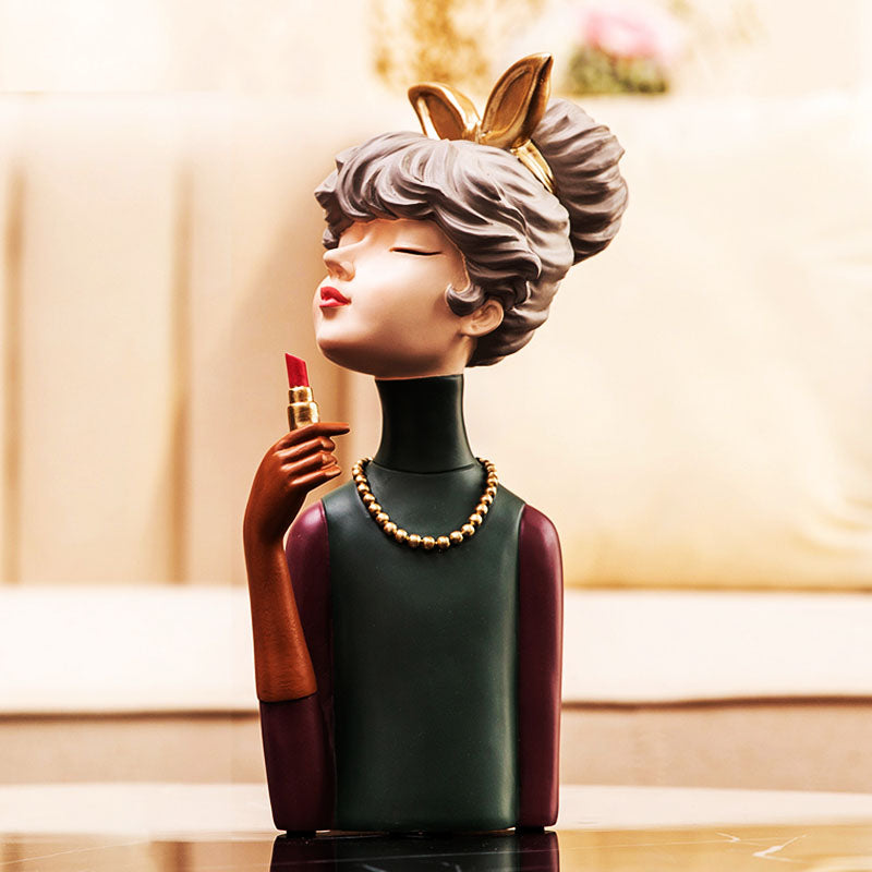 Bow Girl Figurines-Home Accessories-YALA LIFE
