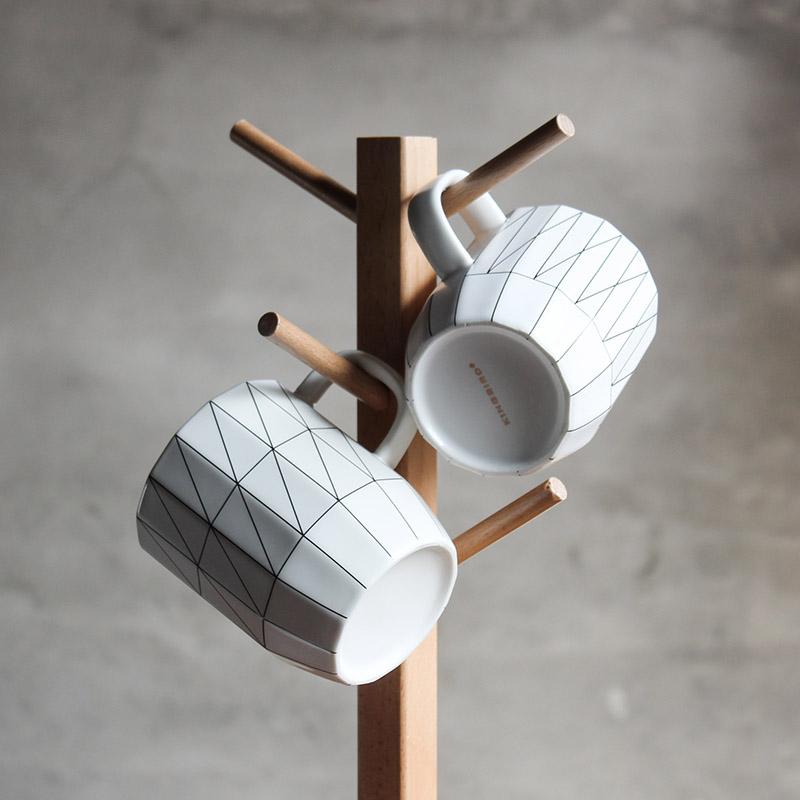 Kingbird Zigzag Stripes Mug - Mugs - YL Design