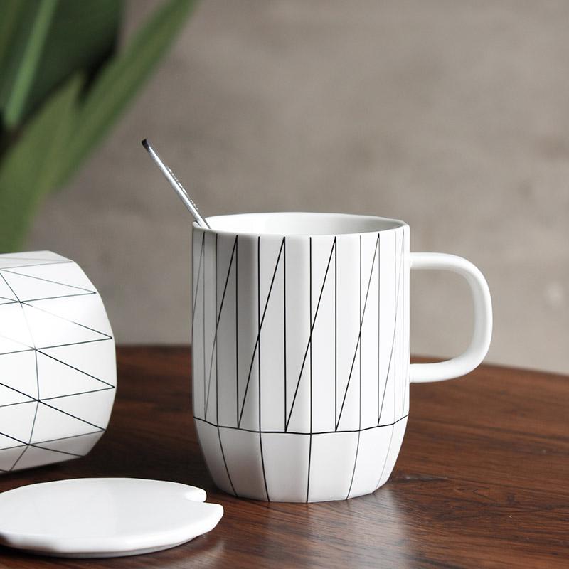 Kingbird Zigzag Stripes Mug - Mugs - YL Design
