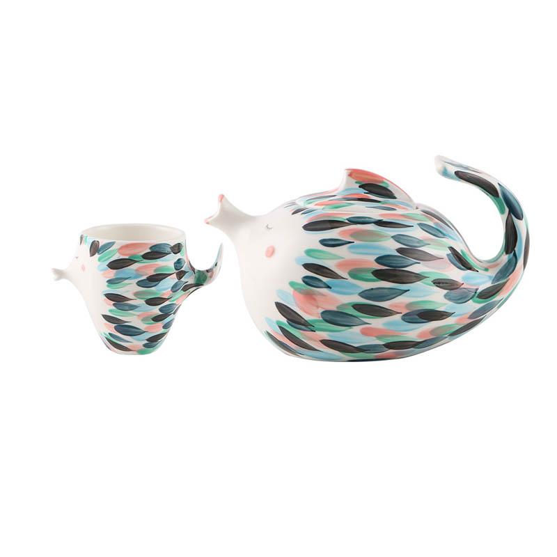 Kissy Fish Tea Set - Coffee &amp; Tea Sets - Yala Life