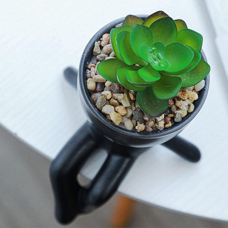 little plant pots Little Buddies Flower Pots | Flower Desk pots Designer