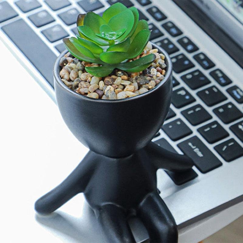 little planting pots Little Buddies Flower Pots | Flower Desk pots Designer