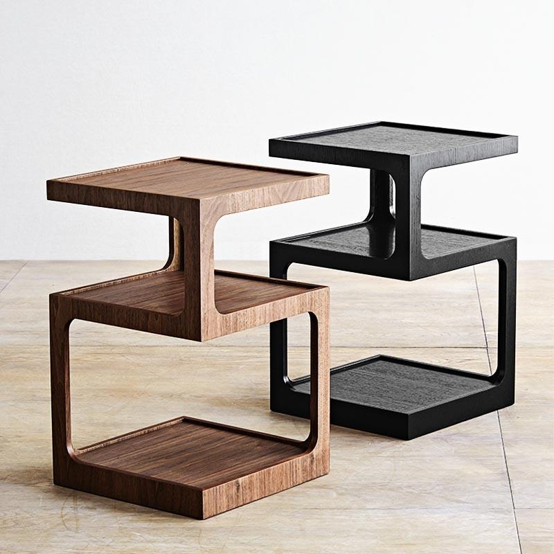 Morein Square Frame Storage Accent Table - End Tables - YALA LIFE