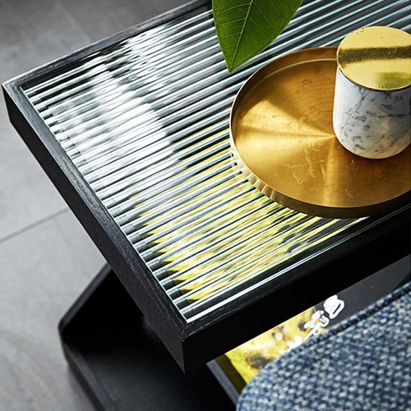 Morein Z-Shaped End Table - End Tables - YALA LIFE