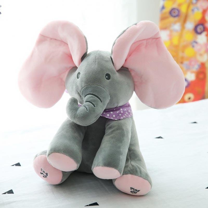 Interactive Singing Elephant Baby Toy Babies Pillow Toys