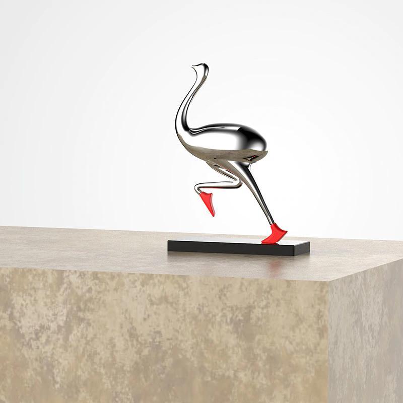 Running Ostrich Clip Holder - Decor - YALA LIFE