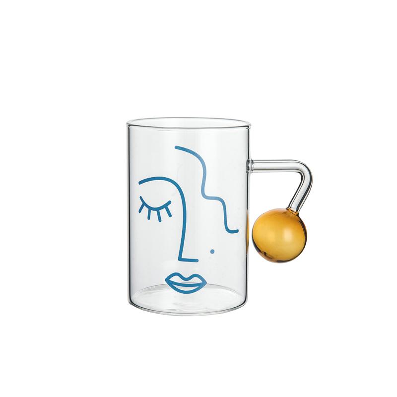 Wink Silhouette Breakfast Cup - Coffee &amp; Tea Cups - YL Design